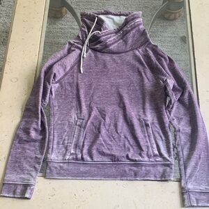 REEBOK Purple Cowl Neck Sweatshirt S